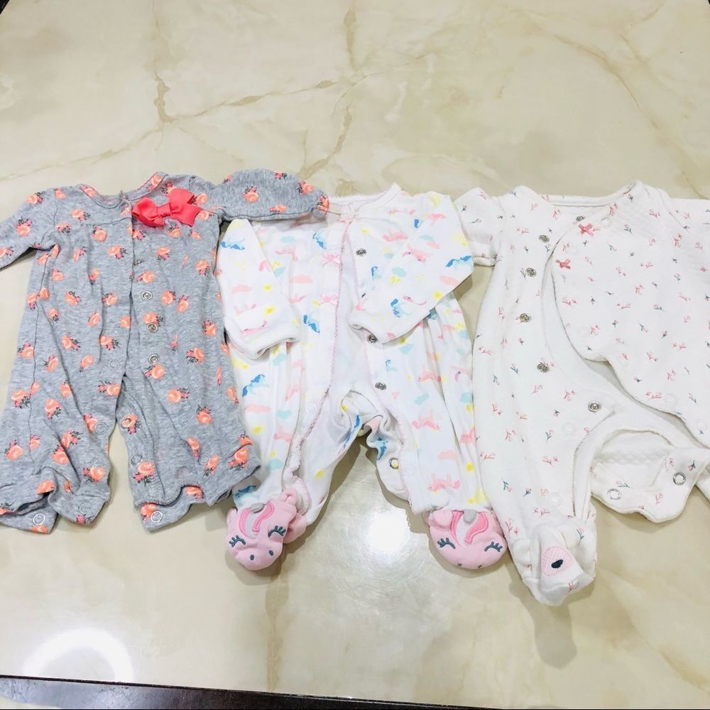 New born footsie 3 pice bundle